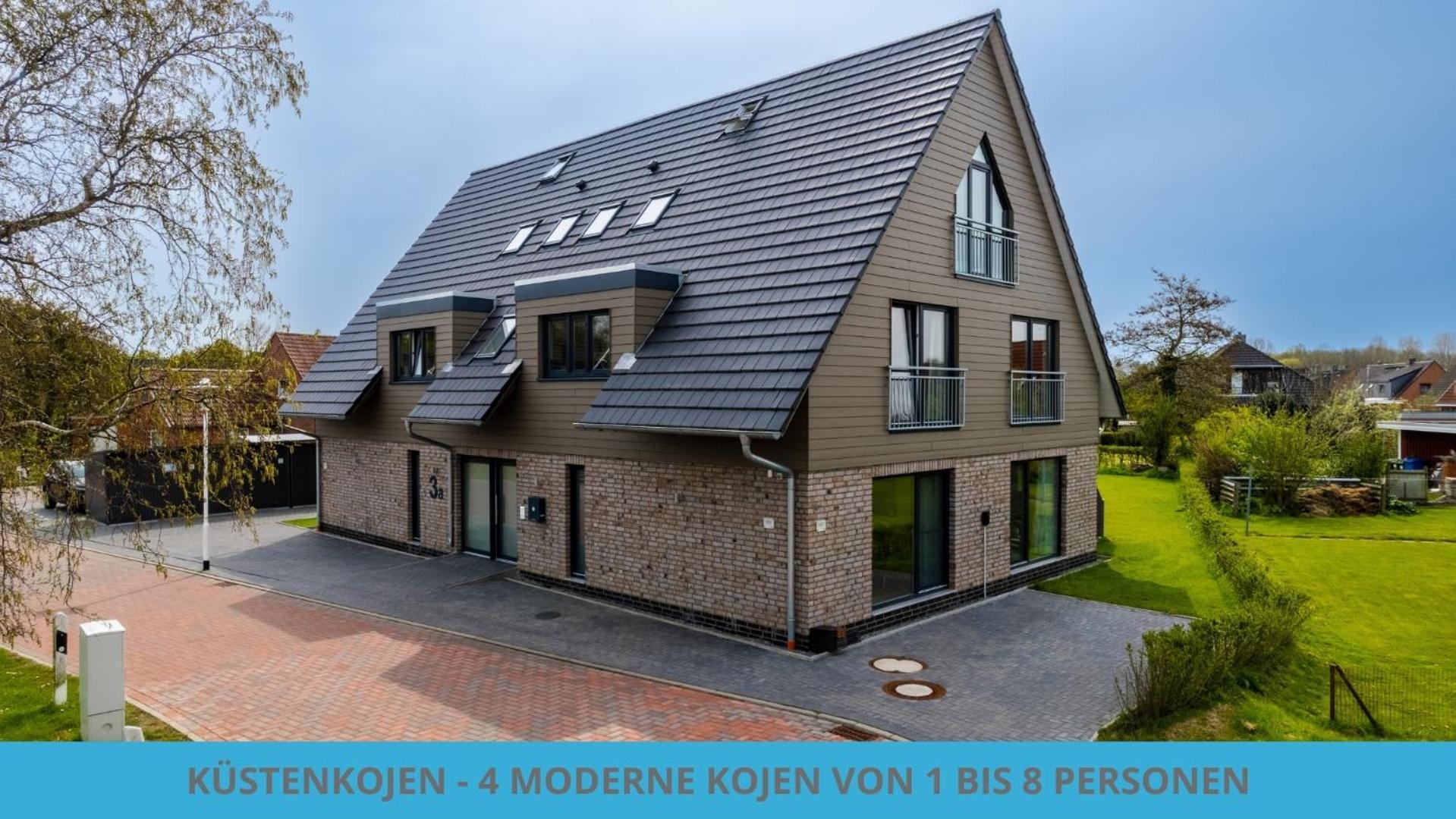Kuestenkojen Mit 4 Ferienwohnungen Fuer 1 Bis 8 Pers Mit Diversen Schlafzimmern, Garten Oder Balkon Büsum Kültér fotó