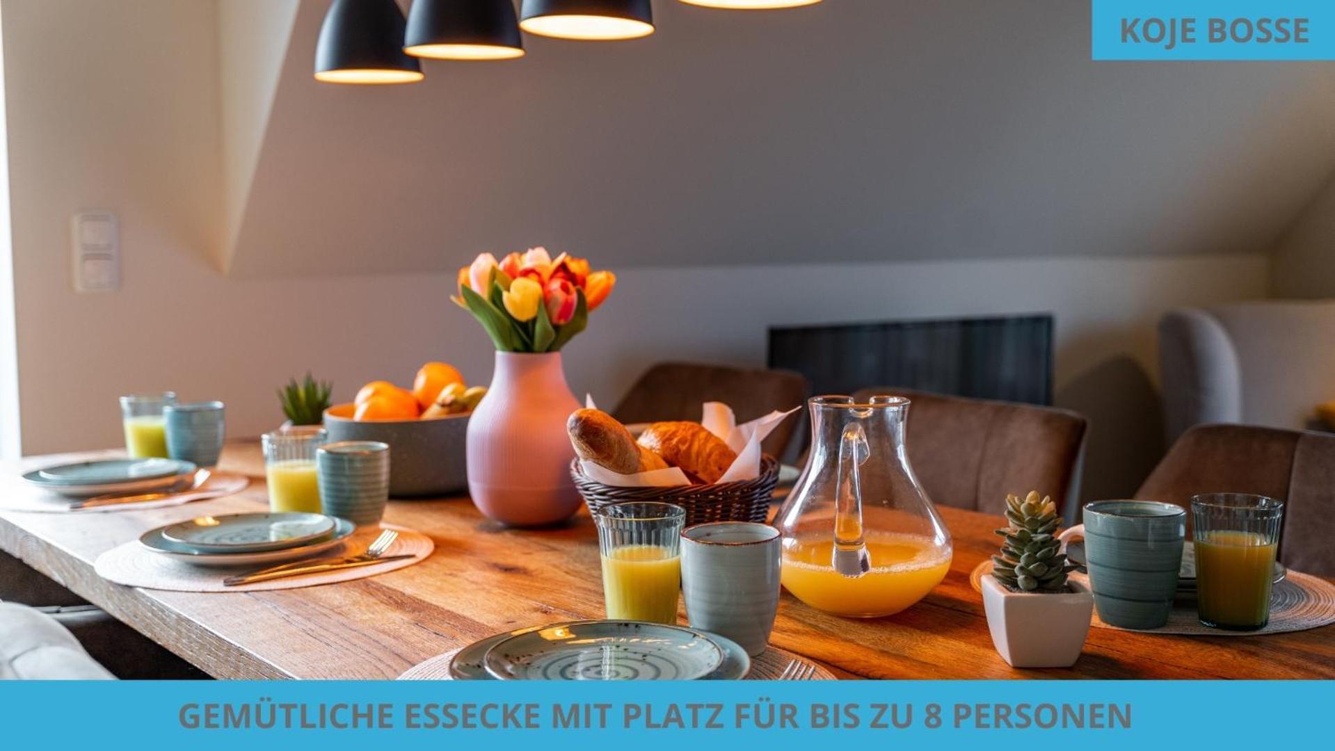 Kuestenkojen Mit 4 Ferienwohnungen Fuer 1 Bis 8 Pers Mit Diversen Schlafzimmern, Garten Oder Balkon Büsum Kültér fotó